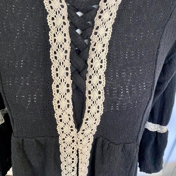 Style & Co. Bell Sleeve Boho Tunic Top Small - Picture 2 of 7